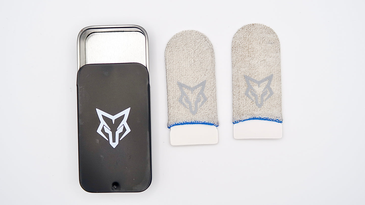 V6 Finger Sleeves for Mobile Gaming (1 Pairs) "Sarafox"