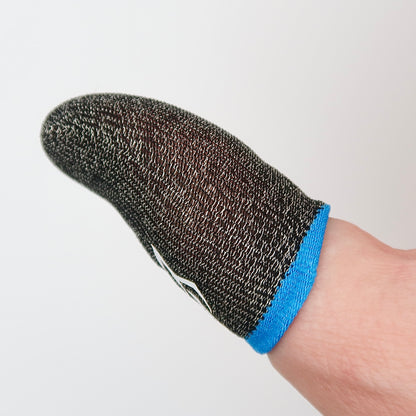 Sarafox V2 (Blue) Finger Sleeve Feelers (1 Pairs) – Sweat-Proof, High-Sensitivity, No-Delay for Mobile Gaming