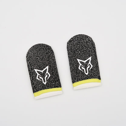 Sarafox V2 (yellow) Finger Sleeve (1 Pairs) – Sweat-Proof, High-Sensitivity, No-Delay for Mobile Gaming