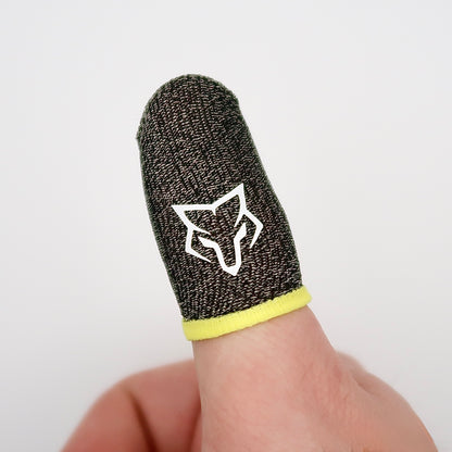 Sarafox V2 (yellow) Finger Sleeve (1 Pairs) – Sweat-Proof, High-Sensitivity, No-Delay for Mobile Gaming