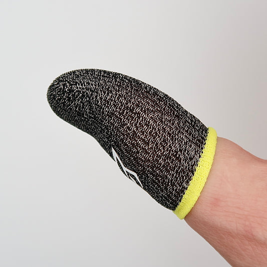 Sarafox V2 (yellow) Finger Sleeve (1 Pairs) – Sweat-Proof, High-Sensitivity, No-Delay for Mobile Gaming